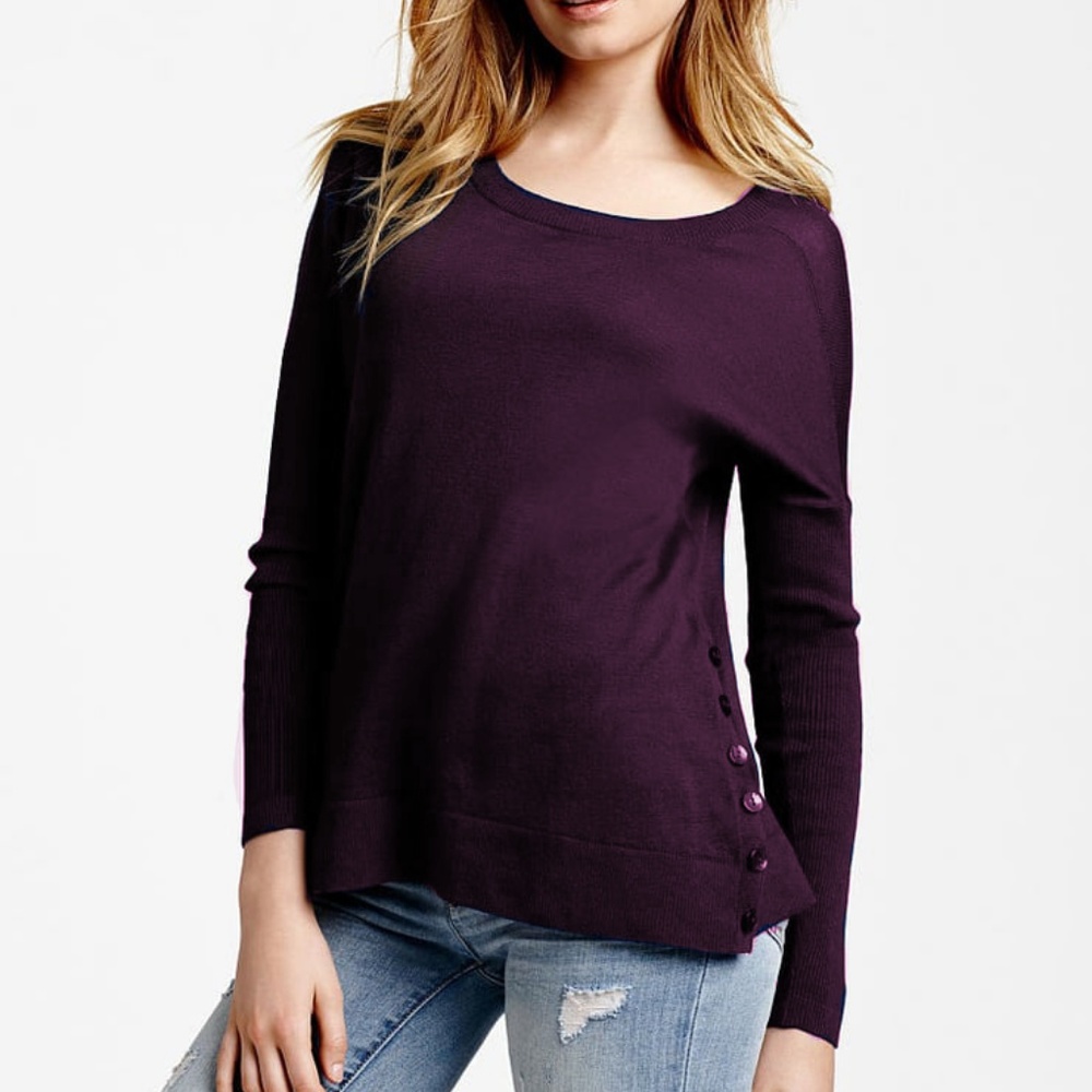Victoria's Secret Side-button Sweater S NIP Maroon